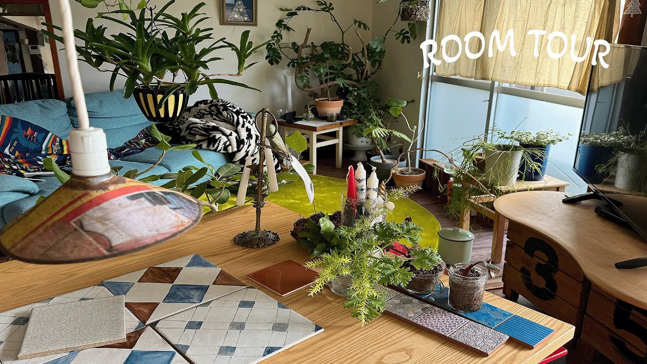 【ROOM TOUR】大好きな人にもう一度会いたい｜団地｜緑のある暮らし｜模様替え｜キウイソース｜団地の回覧板｜神奈川県横浜市｜housing complex