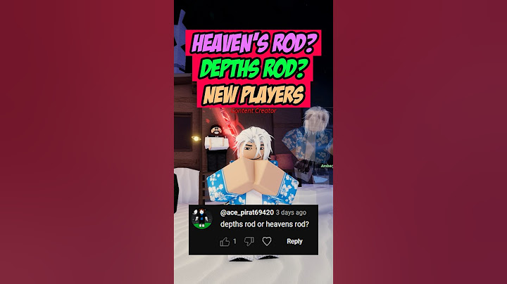 Should New Players Get ROD OF THE DEPTHS or HEAVEN'S ROD First? #fisch