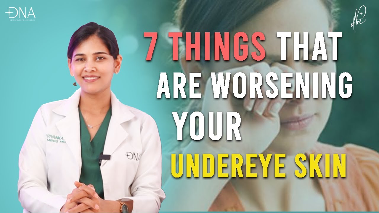 How to Get Rid of Under Eye Wrinkles and Dark Circles 👩‍🎤 || Dr ...