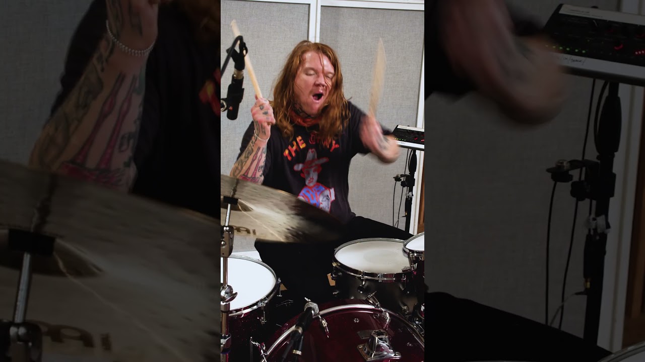 . #aarongillespie - #underoath "It's Dangerous Business Walking Out Your Front Door" #shorts #meinl