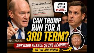 Chris Coons STUNS Trump Nominees With One Simple Question About a 3rd Term