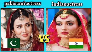 Different bridal look | Pakistani actress bridal look vs Indian actress bridal look