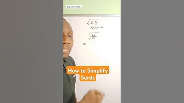 How to Simplify surds.  #surds #roots #irrational #rationalisation  #gpadlearnmaths