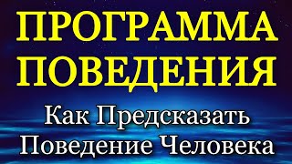 Программа Поведения - Как Предсказать Поведение Человека - Психология Человека - Максим Власов