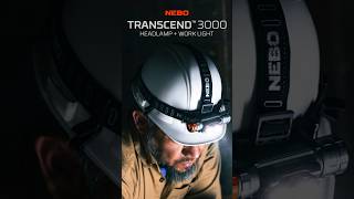 NEBO Transcend 3,000 LUMEN HEADLAMP + DETACHABLE WORK LIGHT