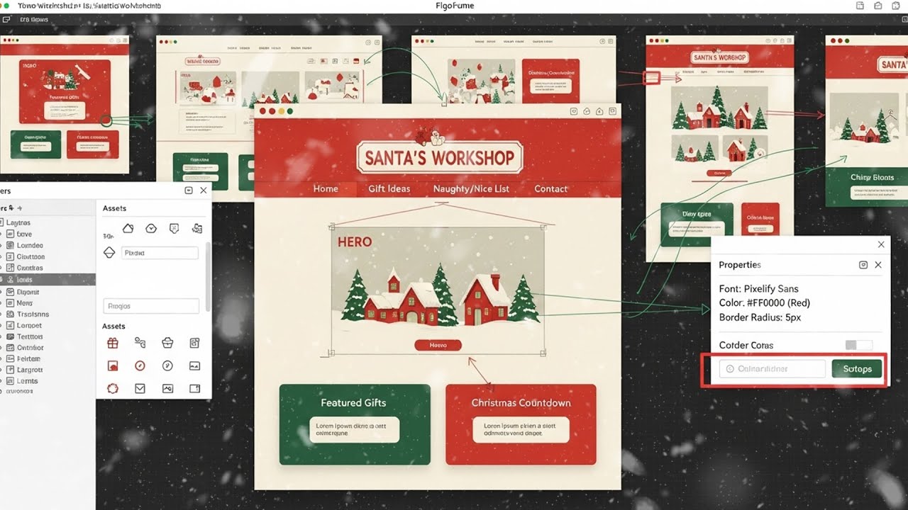 80s Cyber | Santa's Workshop Design | Tutorial | Cyberpunk Christmas Chillsynth