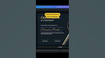 Create certificates fast with Canva