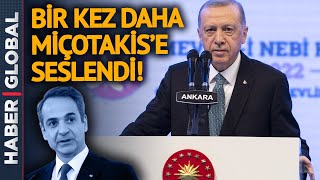 Erdoğan'dan Miçotakis'e Canlı Yayında Çok Net Mesaj!