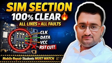 SIM Card Section 100% Clear | All SIM Lines Explained (CLK DATA VCC RST) | Mobile Repairing @PJ7Tech