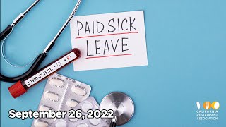 COVID paid sick leave could be extended to end of year