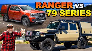 2023 FORD RANGER vs. LANDCRUISER 79 SERIES! Which is the better touring 4WD?