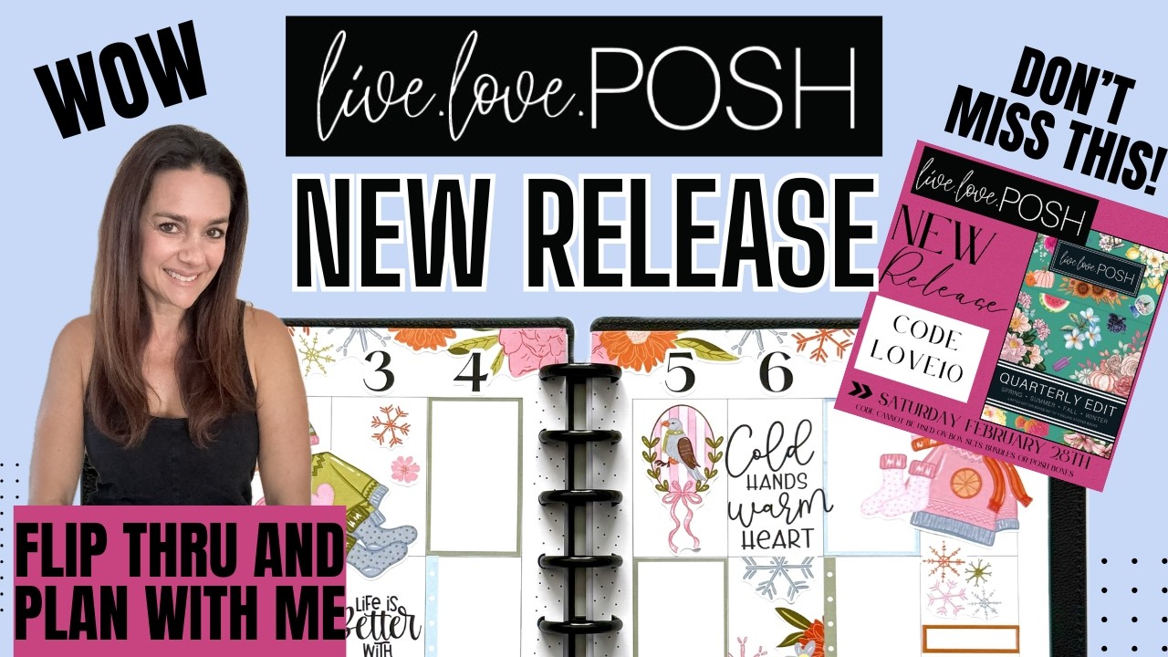 Don't Miss This! [Live Love Posh New Release Flip Thru and Plan With Me]