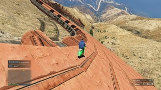 ESTO MAREA DE VERDAD!!! - Gameplay GTA 5 Online Funny Moments (Carrera GTA V PS4)