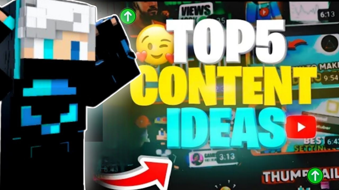 Top 5 Content Ideas For Your Minecraft Videos 🤯 Grow Your Channel 📈 ...