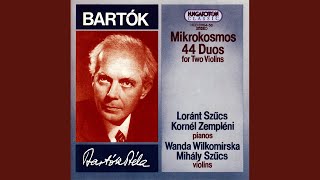 Mikrocosmos Volume IV: 118. Triplets in 9_8 time - 119. Dance in 3_4 time - 120. Fifth chords -...