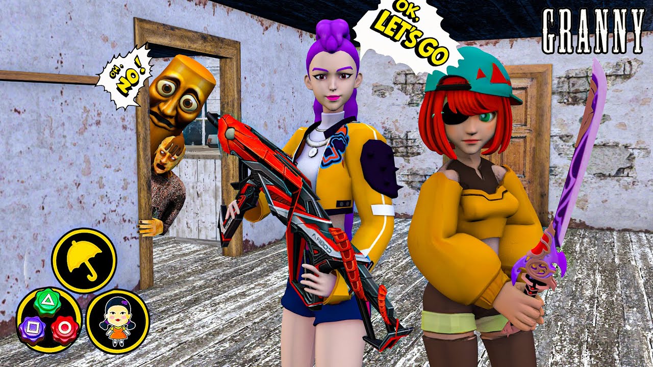 Playing as SpiderMan x Granny x Grandpa x RUMI call Tung Tung Sahur x Baby Spider in Granny House