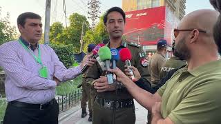  DIG Operation Faisal kamran Important media talk regarding security of before PSL match in Lahore