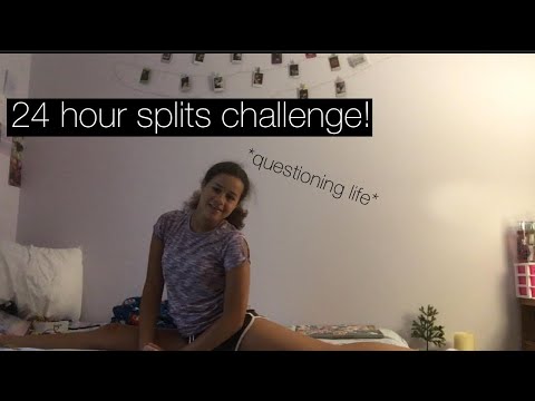 24 Hour Split Challenge! | Dancer Jazzy