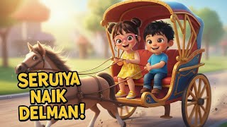 Lagu Anak Naik Delman | Belajar Transportasi Tradisional Indonesia