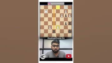 Checkmate Puzzle #16 | PlayChessWithAbhishek #chess #playchess #chessindia