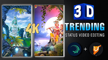 3D Trending Mahadev Status Video Editing | 3D video Editing | Alight Motion And Motionleap Editing