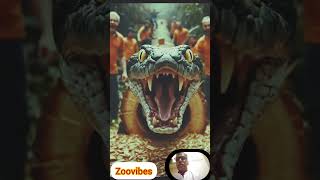 Huge Snake Trapped Inside a Tree Trunk 😱 Locals Try a Shocking Rescue in the Jungle! #viralvideo😱