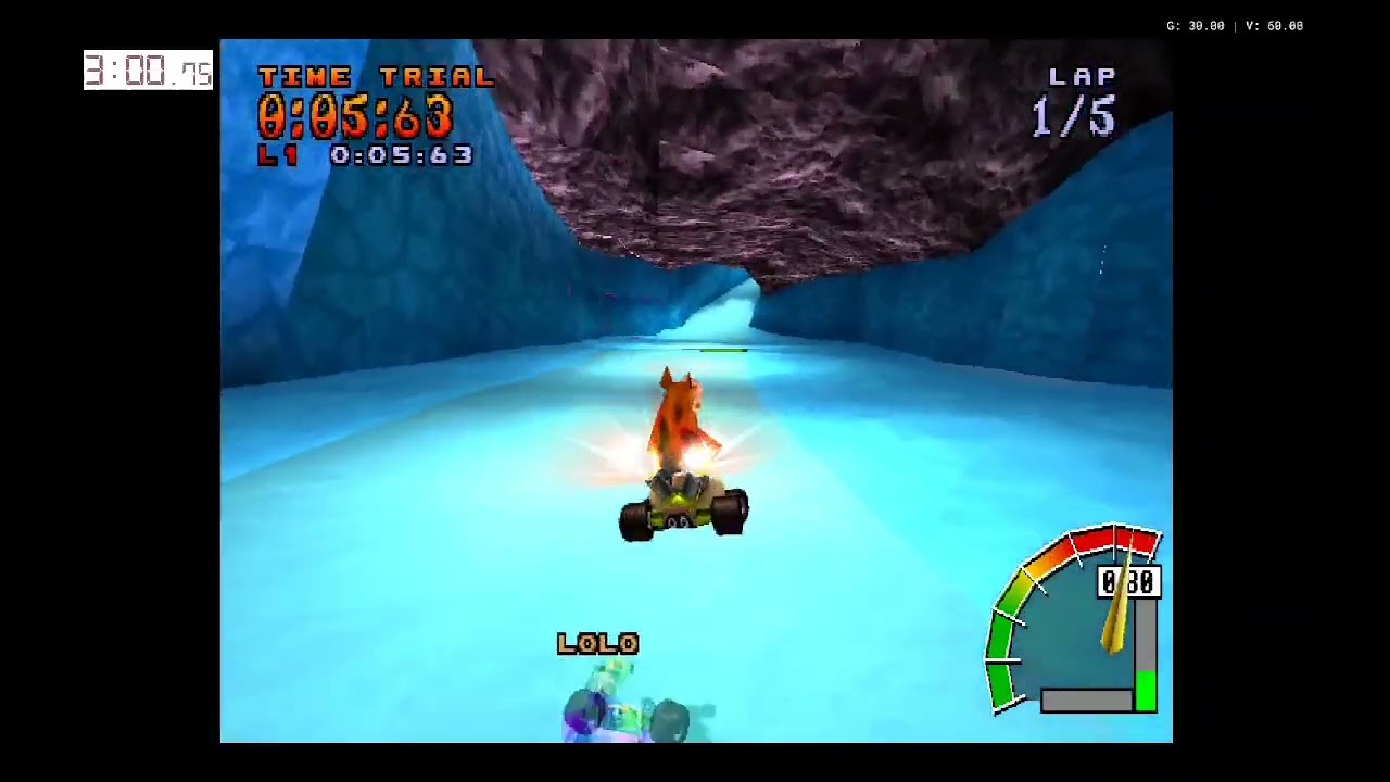 Crash team racing start cup Speedrun (WR)