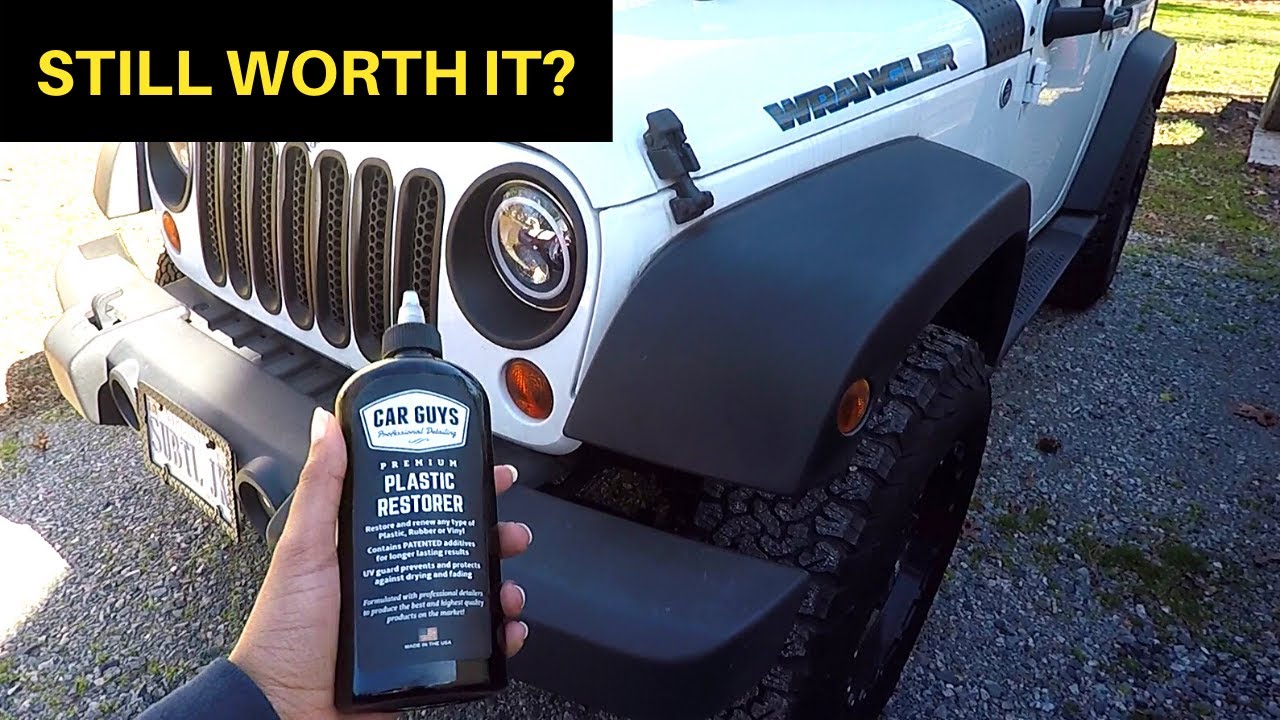 Car Guy's Plastic Trim Restorer 3-Month Update! - YouTube