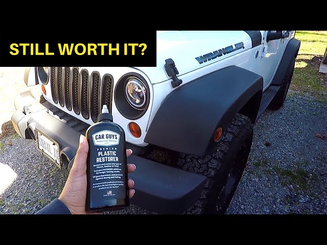 CAR GUYS Plastic Restorer Product Review (Does it work?) 🤔 