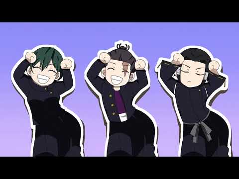 東堂葵・禪院真依・加茂憲紀でｳｯｰｳｯｰｳﾏｳﾏ(ﾟ∀ﾟ)【手描き】【呪術廻戦】 【JUJUTSU KAISEN】 【Caramelldansen】주술회전