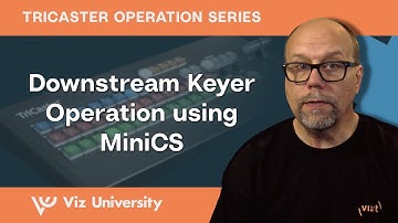 Downstream Keyer Operation using MiniCS
