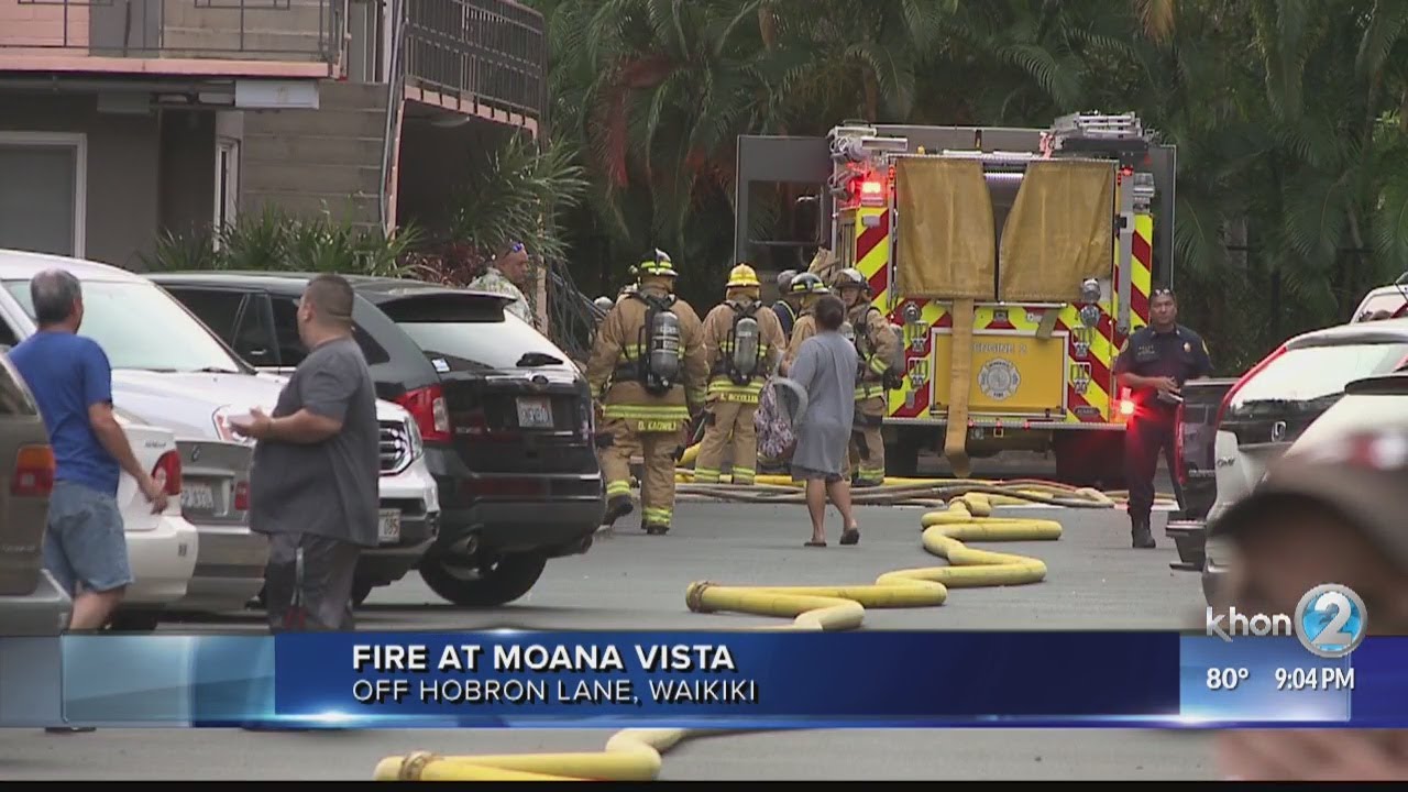 Crews respond to apartment fire in Waikiki YouTube
