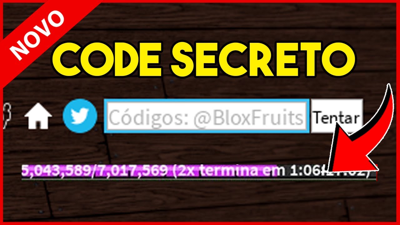 5 Códigos Secretos de 2x XP no Blox Fruits! (code blox fruit) ROBLOX 