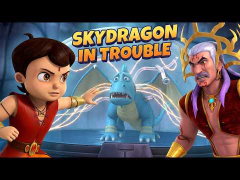 Super Bheem - Skydragon in Trouble | Bheem Rescued it.? | Watch the Kids Cartoon Videos