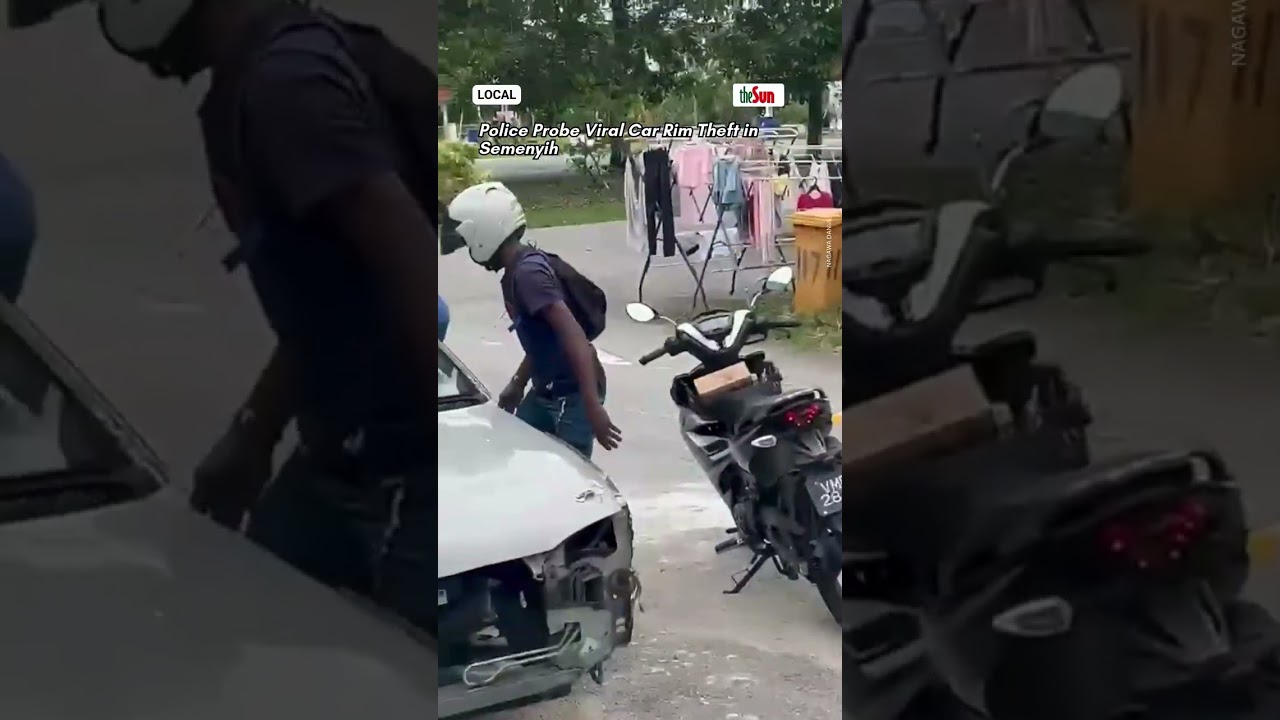 Police Probe Viral Car Rim Theft in Semenyih