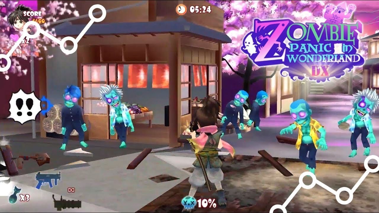 Zombie Panic in Wonderland DX Gameplay Part 1 YouTube