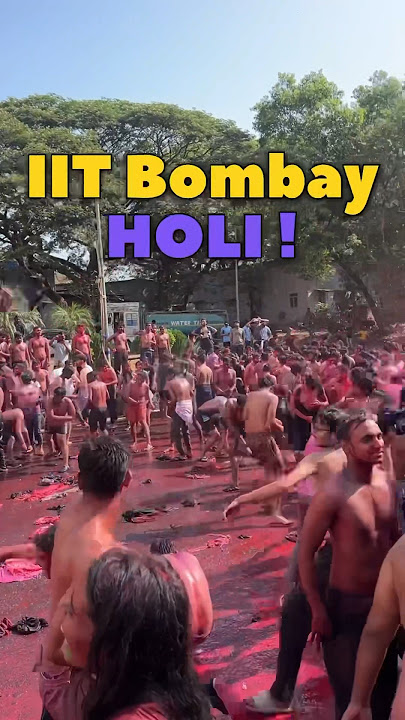 Craziest HOLI celebration at IIT Bombay! #iit #rushikale #iitbombay