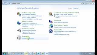 Desinstalar Programas En Windows 7
