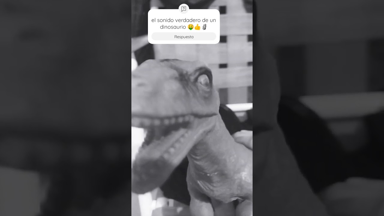 el sonido verdadero de un dinosaurio 🤑👍🗿