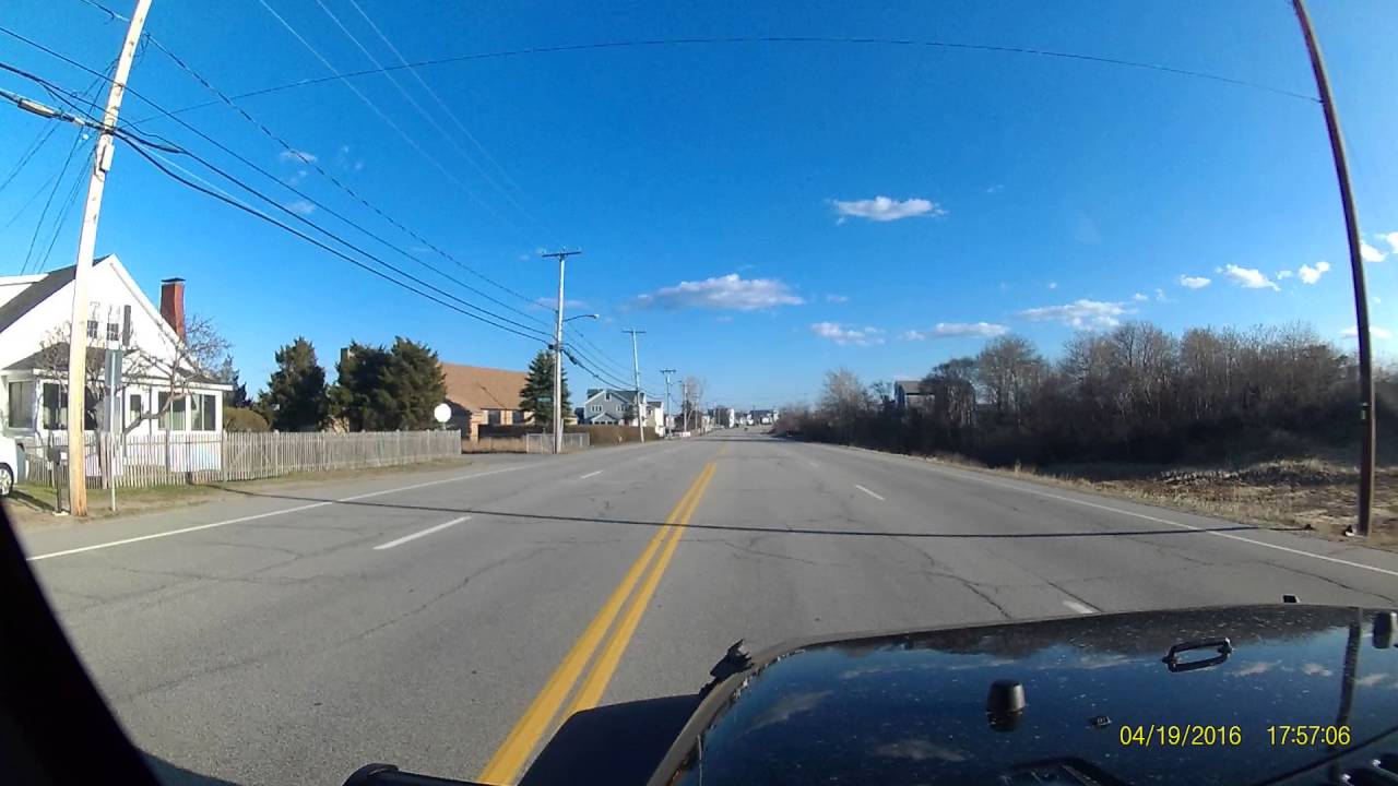 Drive along the NH coast Portsmouth to Seabrook, April 2016 Part 5 YouTube