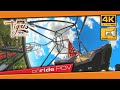 4K Roller Coaster POV TIGRIS onride 🙃 ultrawide angle - Busch Gardens Tampa