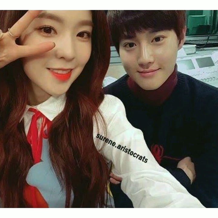 #Surene  Suho and Irene moment