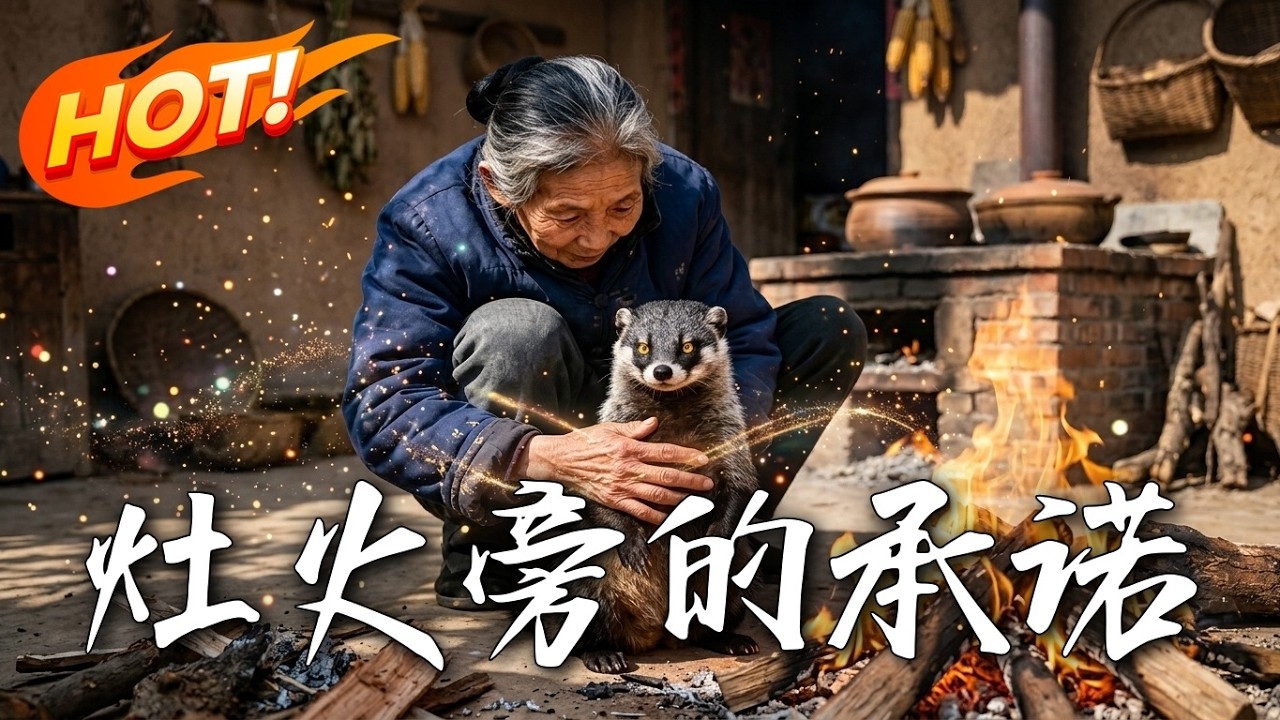 🔥捡回的野狸竟是招财灵兽！被强行带走后，六旬阿婆只身闯省城，一场为守护家人的绝地反击正式开启！《竈火旁的承諾》#盛世短剧#短剧#AI短剧#逆袭#漫剧