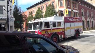 Hamilton Fire Rescue 1 Responding