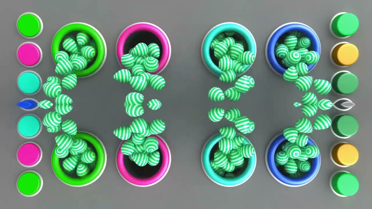 Learn Numbers - 3 - with A Lot of 3D Candy Surprise Eggs Sponsored By Gamavision Csupo Effects