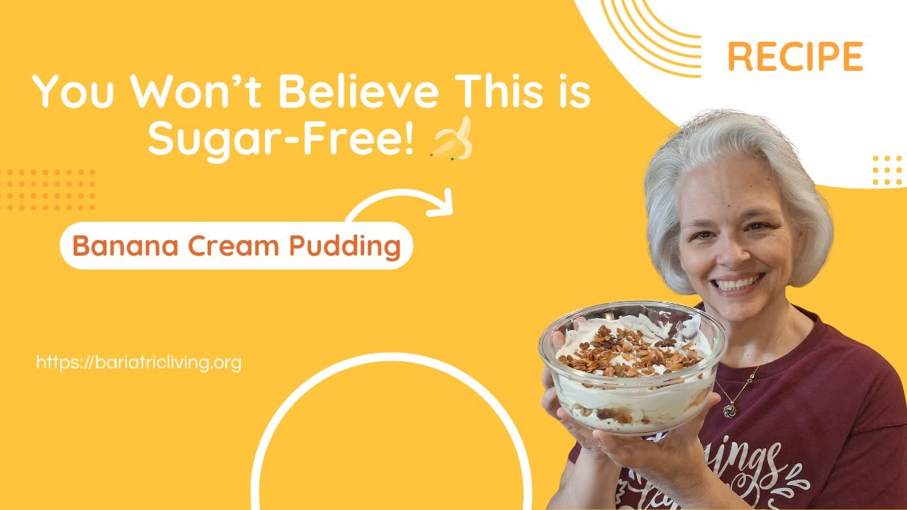 High Protein Banana Cream Pudding | Low-Carb, No-Sugar Treat You’ll Love! 🍌💛