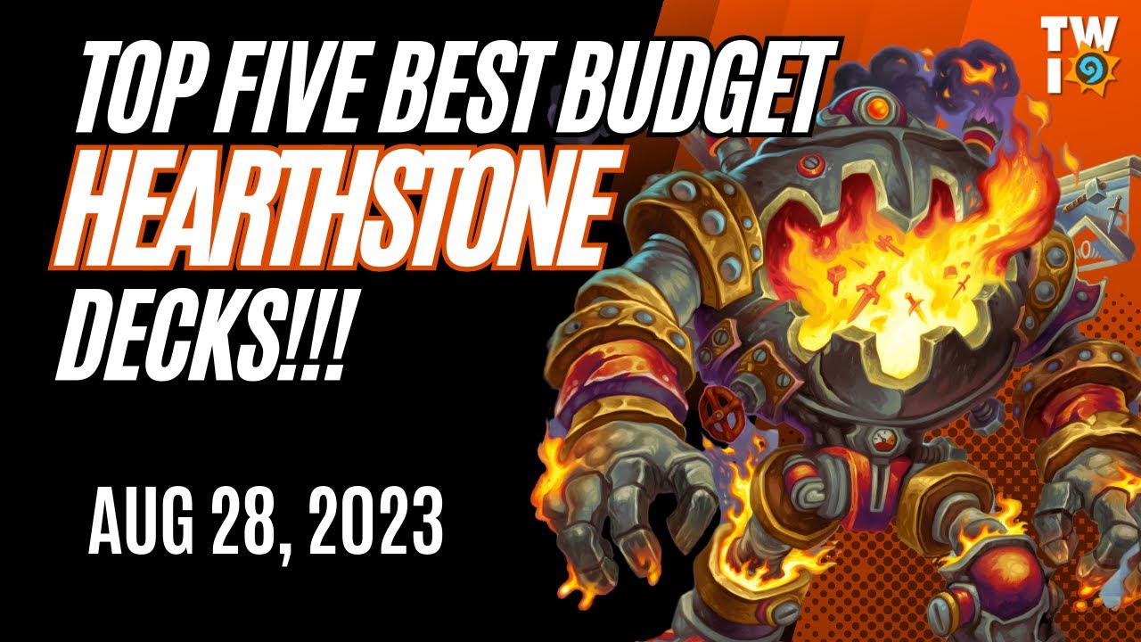 Best Budget Hearthstone Decks For Standard Meta 8/28/2023 YouTube