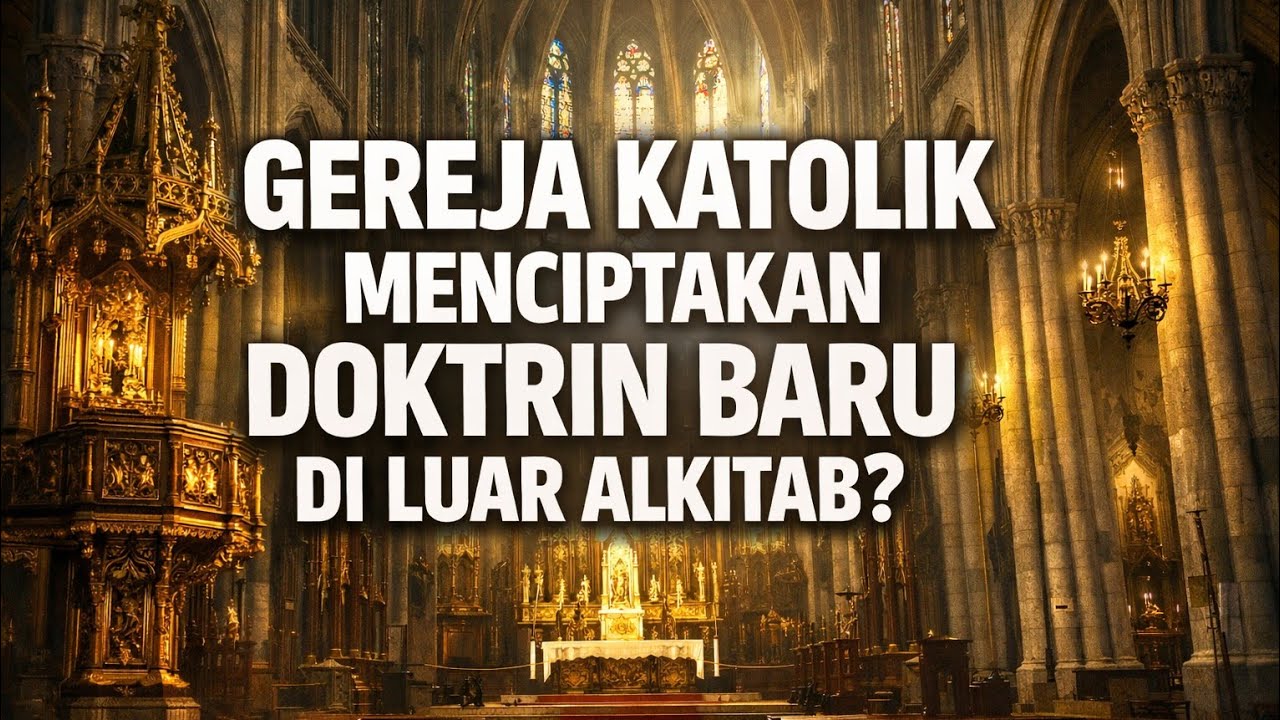 GEREJA KATOLIK MENCIPTAKAN DOKTRIN BARU DI LUAR ALKITAB?