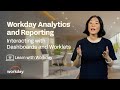 How to Interact with Dashboards and Worklets | Workday Analytics and Reporting