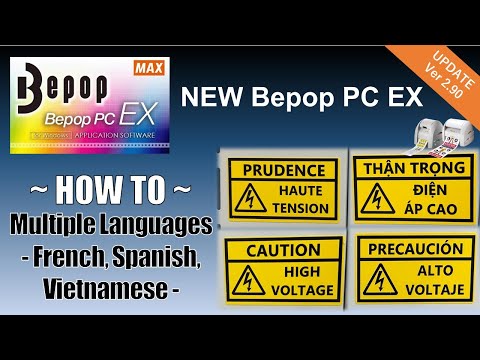 In nhãn nhiều ngôn ngữ (có tiếng Việt) – MAX USA